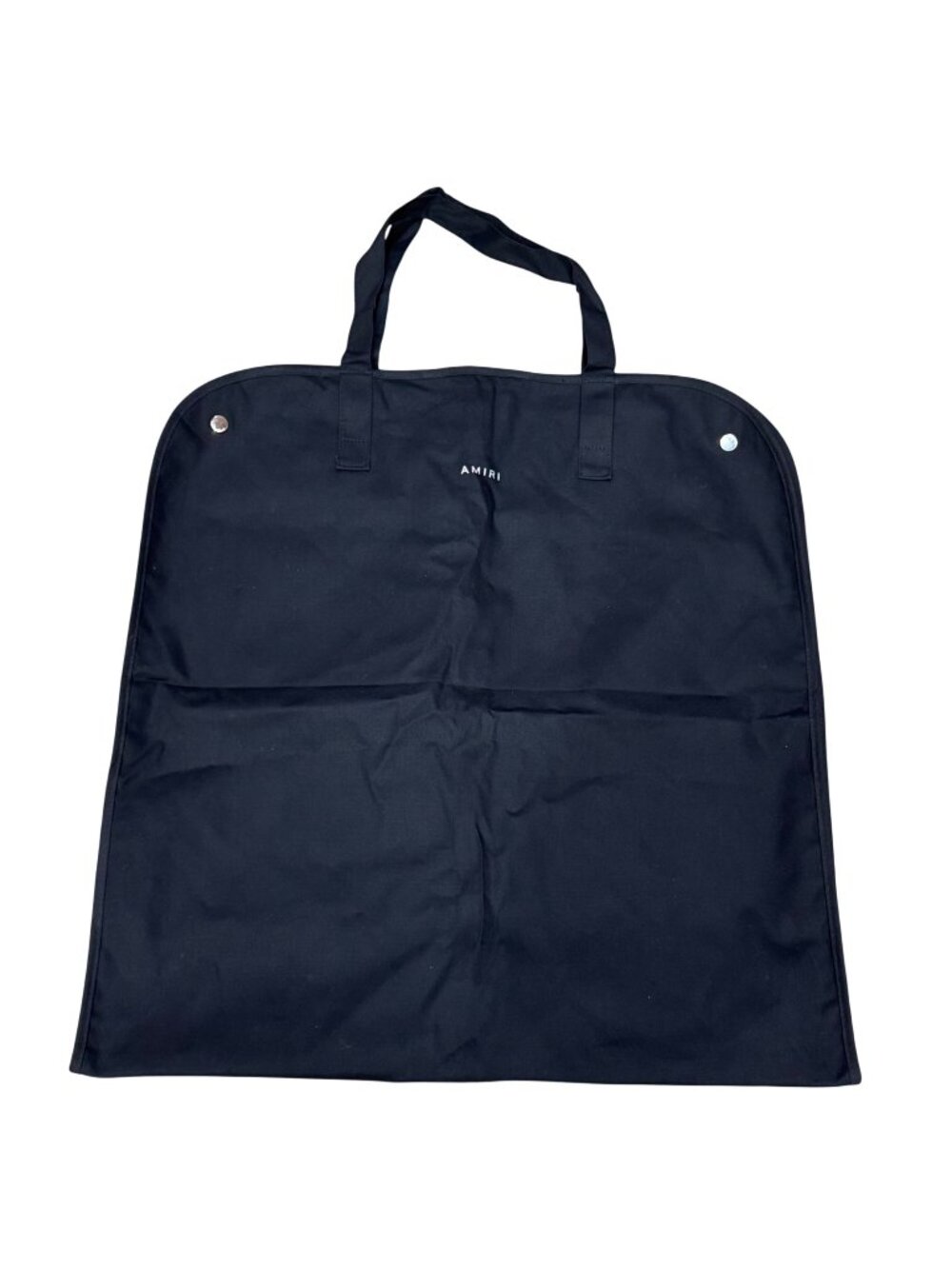 Amiri Black Travel Garment Bag Designer Suit Storage Logo Handles & Snap 28x52